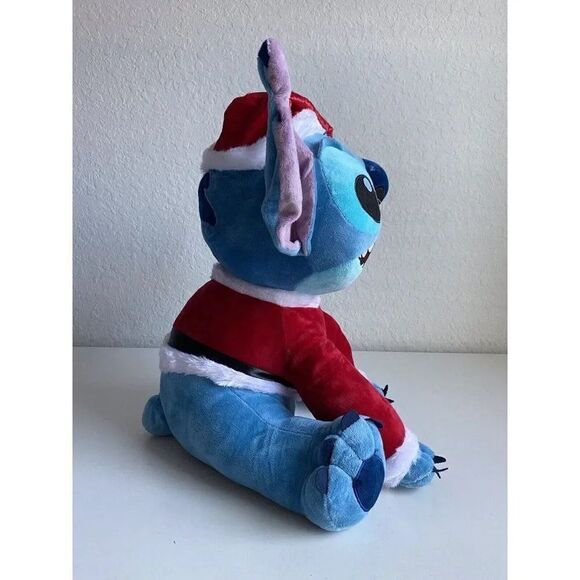 Disney Stitch Holiday Greeter 18" Christmas Santa Claus Decor Porch Door NEW - Picture 7 of 12